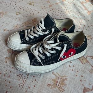 Commes des Garçon x Converse low-top black sneaker